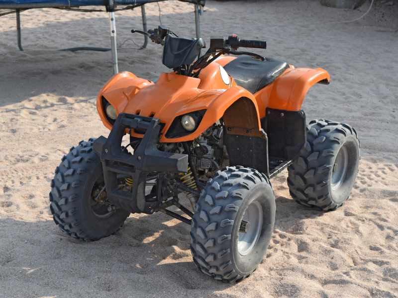 ATV on a sand